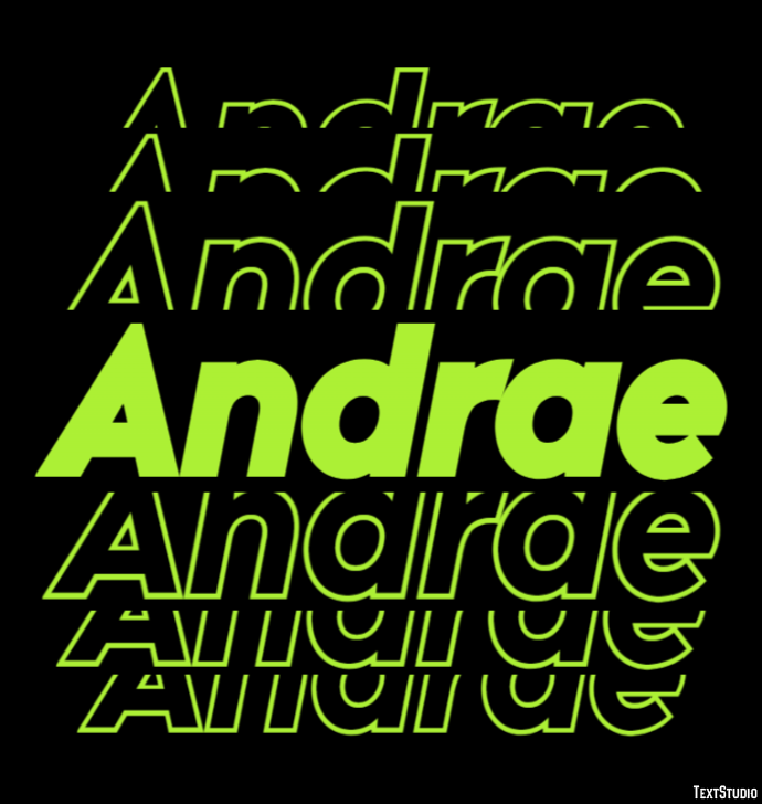 Andrae Texteffekt