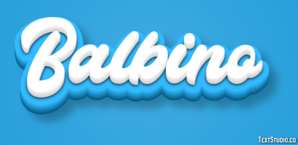 Balbino Efecto de texto
