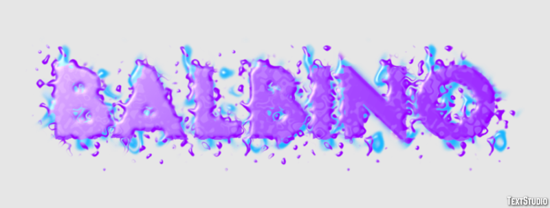 Balbino Efecto de texto