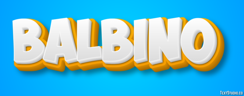 Balbino Efecto de texto