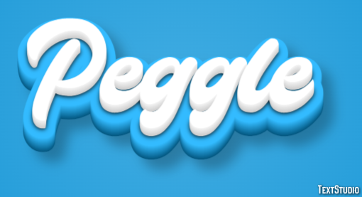 Peggle Effetto testo