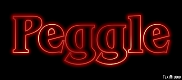 Peggle Effetto testo