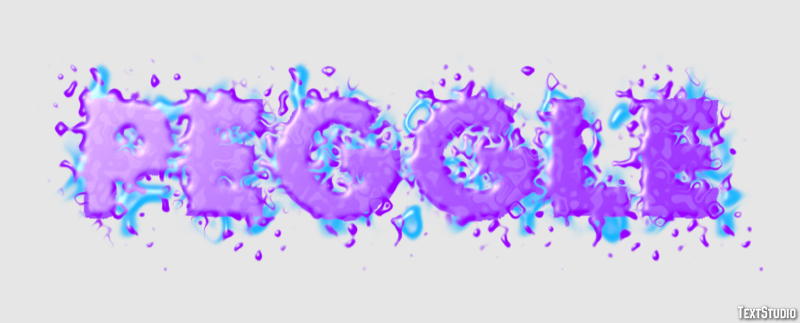 Peggle Effetto testo