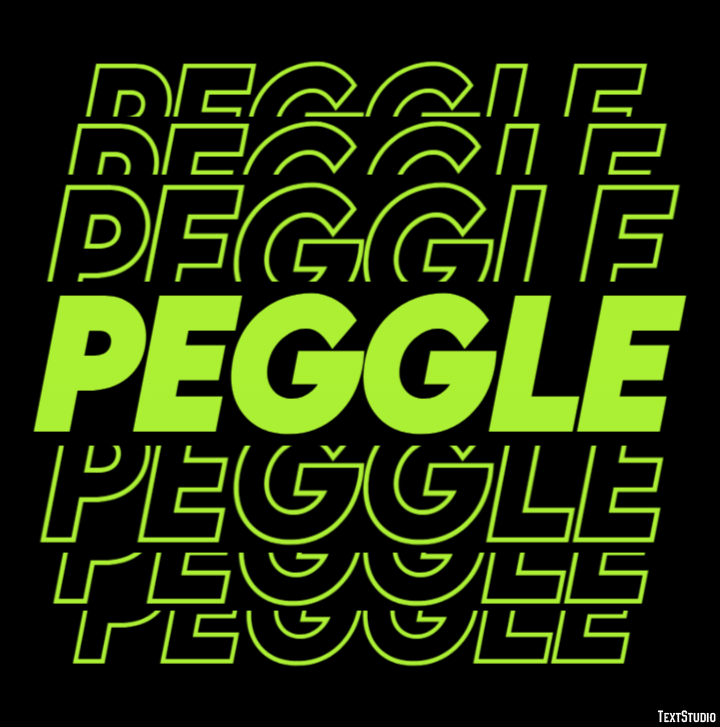 Peggle Efekt tekstowy