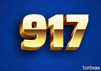 917 Tekst Effect
