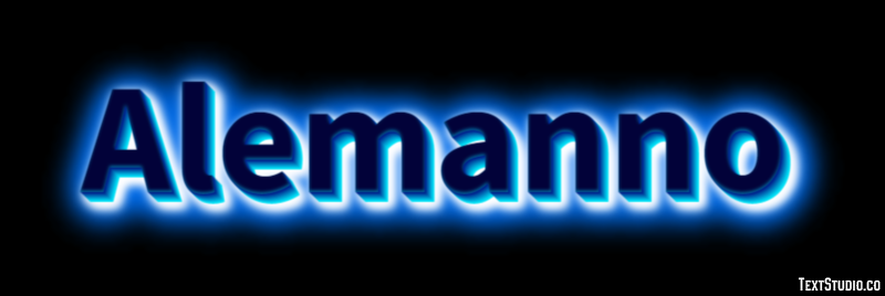 Alemanno Texteffekt