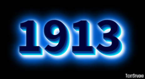1913 Эффект текста