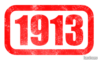1913 Efecto de Texto