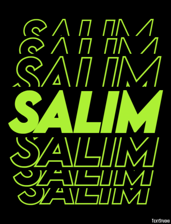Salim Texteffekt