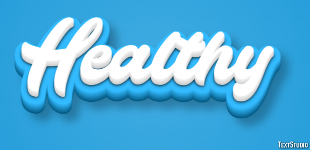 Healthy Efecto de Texto