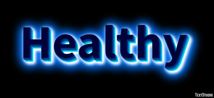 Healthy Text Effect