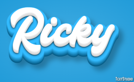 Ricky Text effect