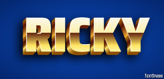 Ricky Text effect