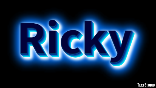 Ricky Text effect