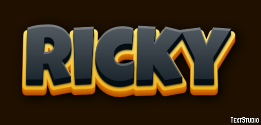 Ricky Text effect