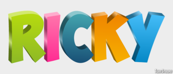 Ricky Text Effect
