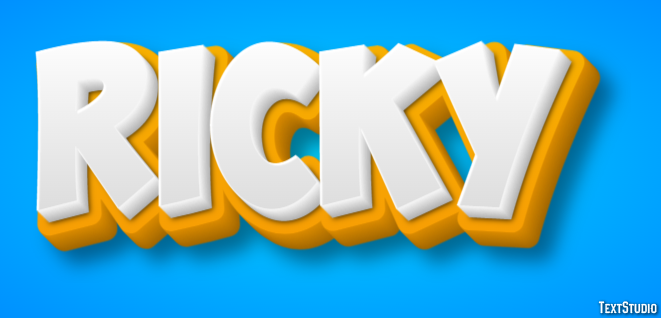 Ricky Text Effect