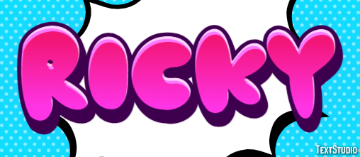 Ricky Text effect