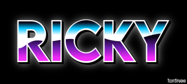 Ricky Text effect