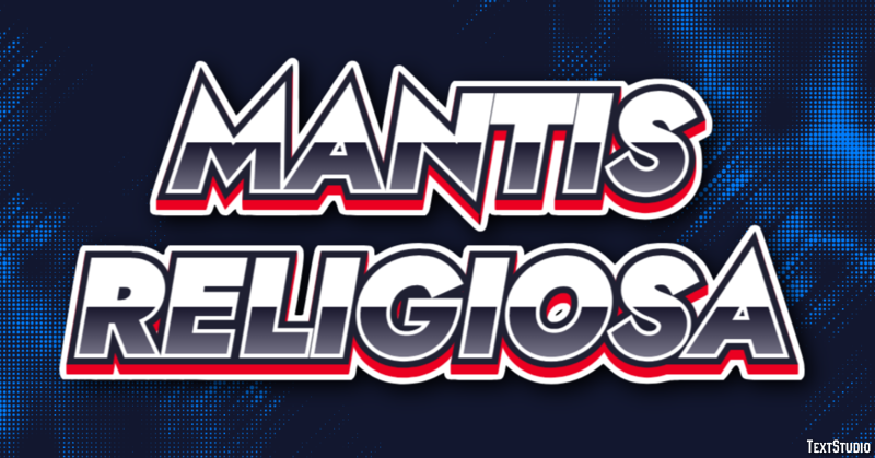 Mantis religiosa Effetto testo