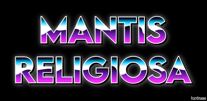 Mantis religiosa Effetto testo