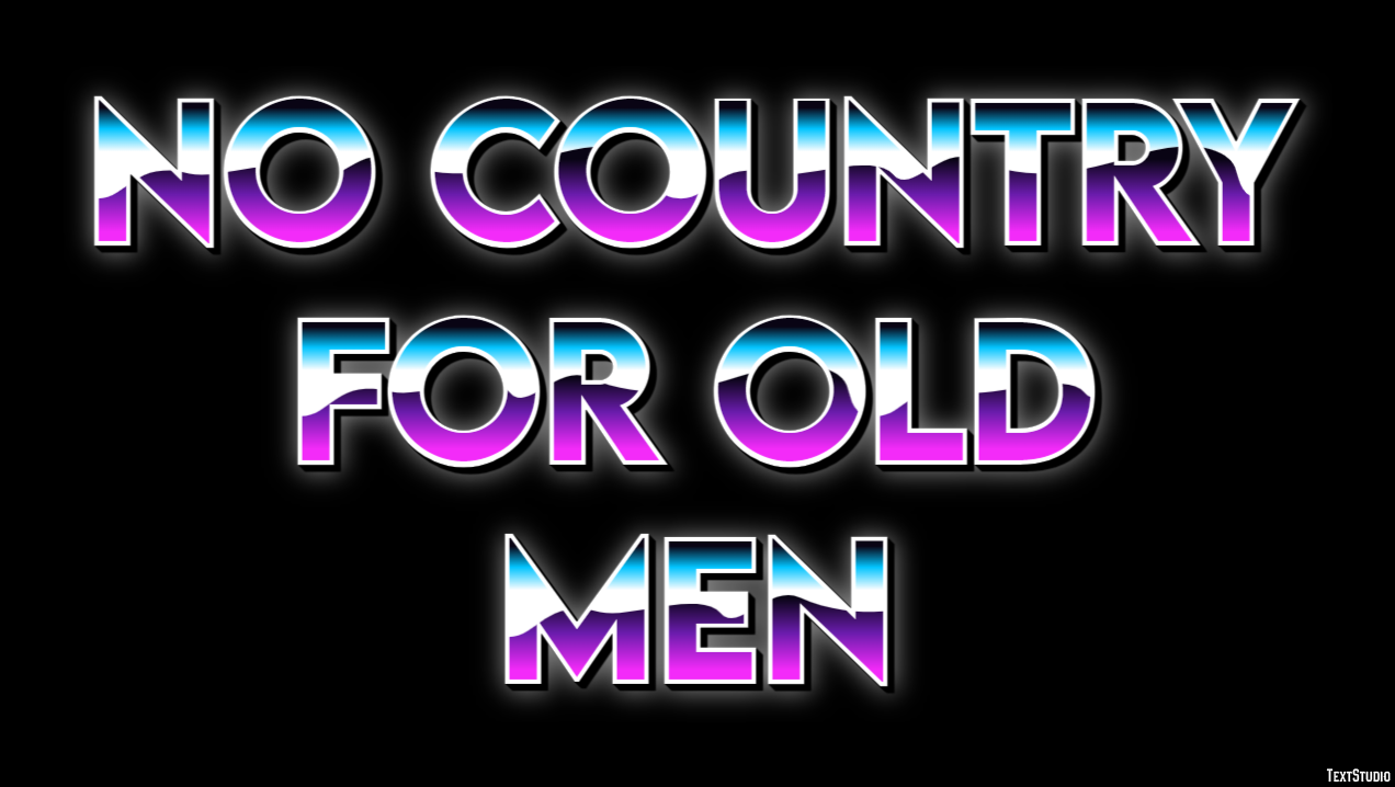 No Country for Old Men Text Effect