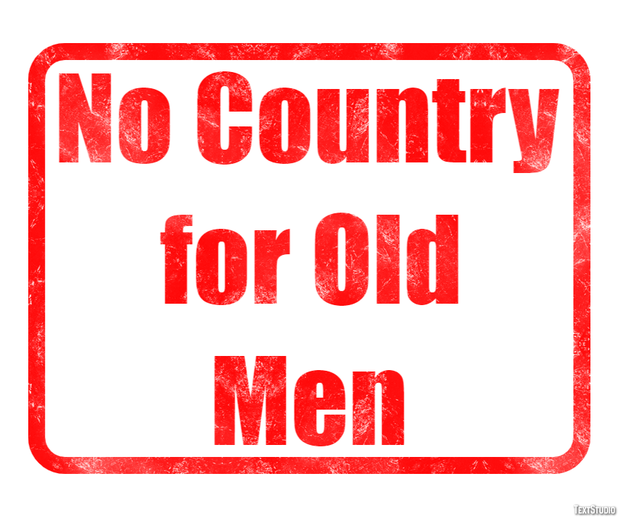 No Country for Old Men Text Effect