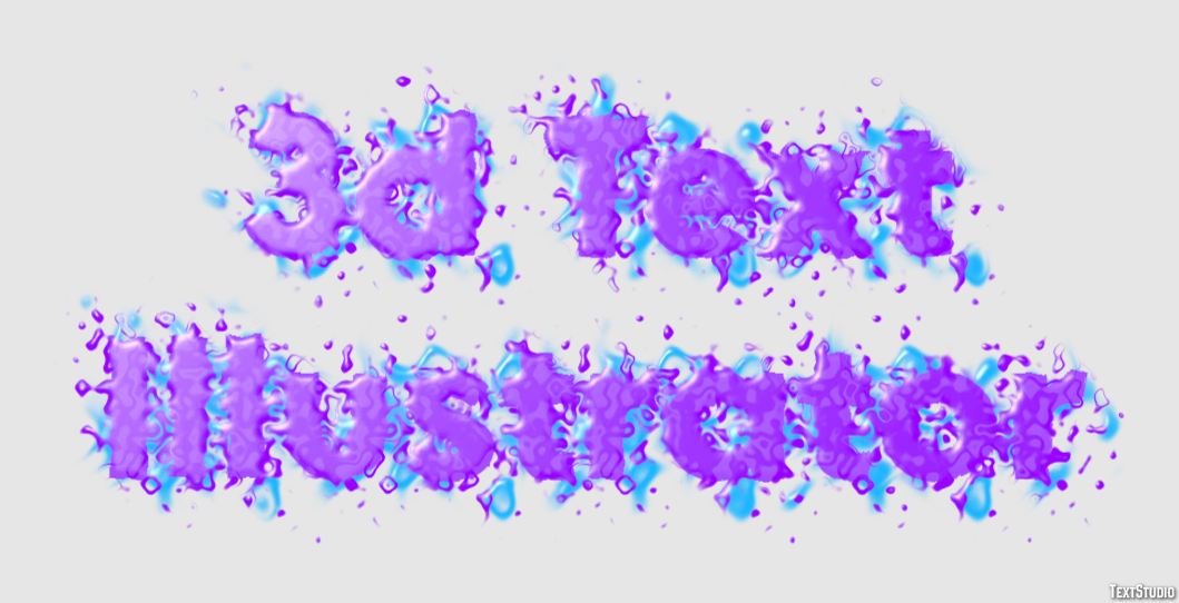 3d Text Illustrator Text Effect