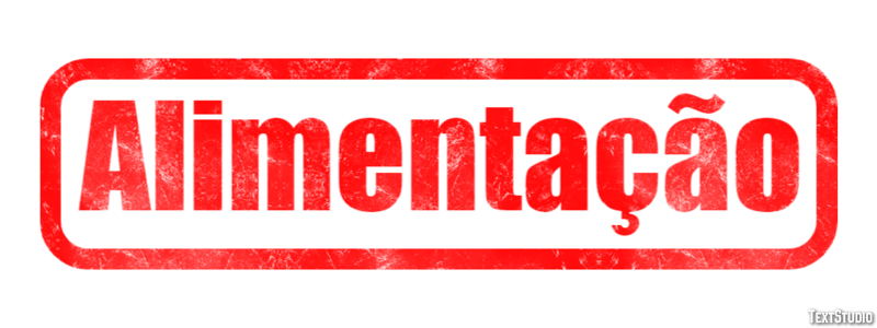 Alimentação Text effect