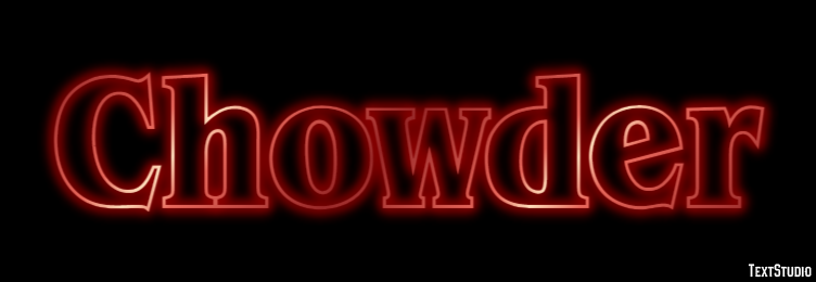 Chowder Efekt tekstowy