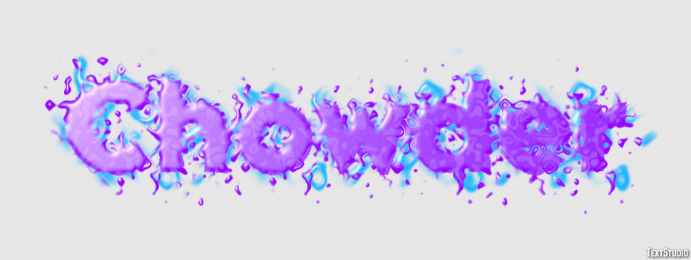 Chowder Efecto de Texto