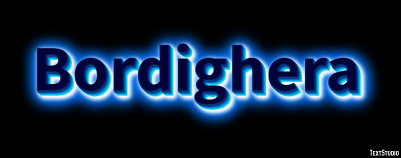Bordighera Effet de Texte