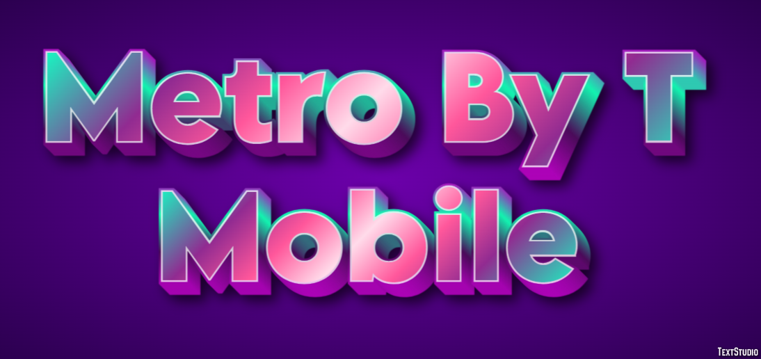 Metro By T Mobile Effetto testo