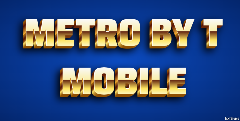 Metro By T Mobile Effetto testo