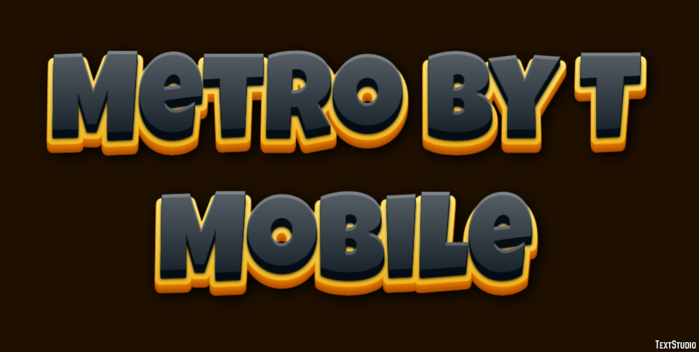 Metro By T Mobile Effetto testo