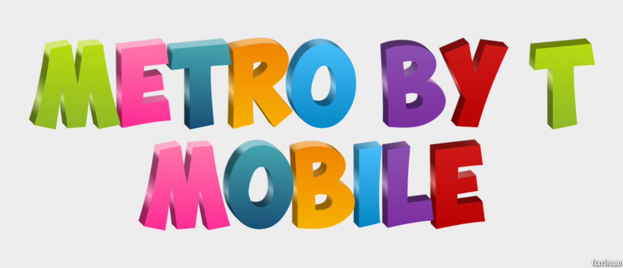 Metro By T Mobile Effetto testo