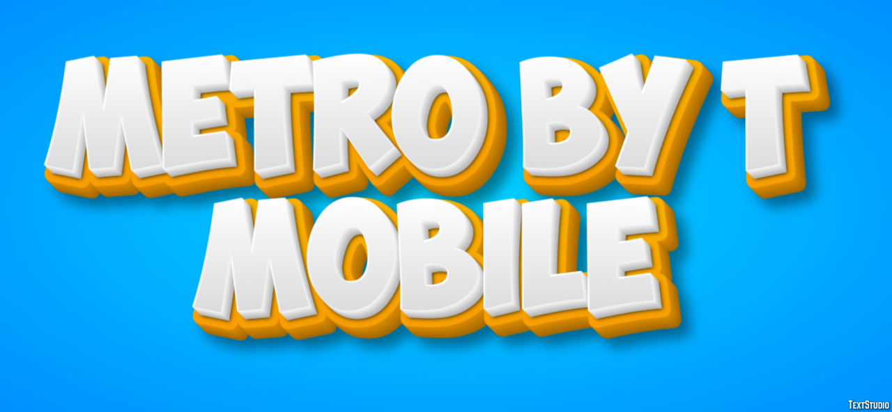 Metro By T Mobile Efekt tekstowy