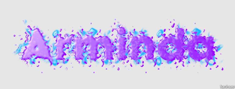 Arminda Text effect