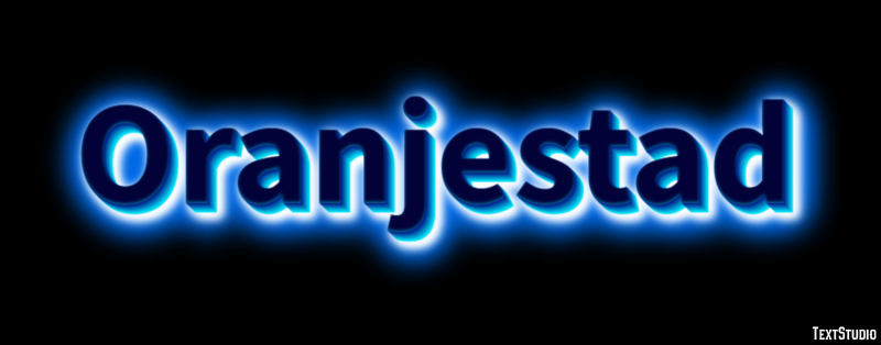Oranjestad Tekst Effect