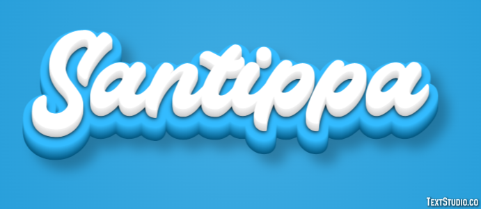 Santippa Effetto testo
