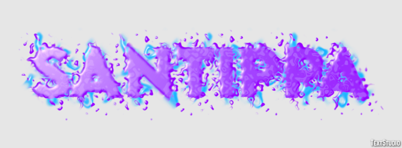 Santippa Effetto testo