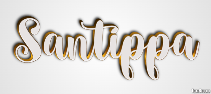 Santippa Effetto testo