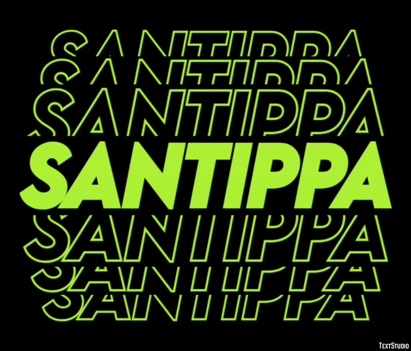 Santippa Effetto testo