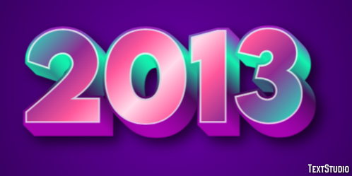 2013 Text Effect
