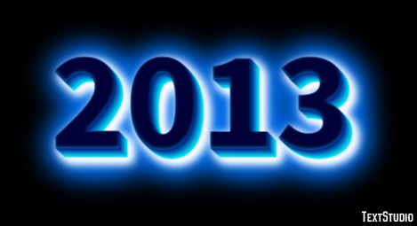 2013 Text Effect