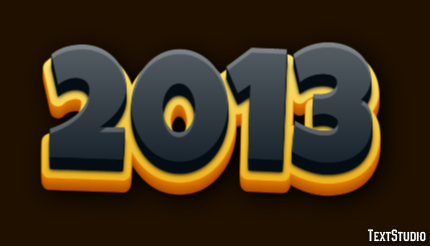 2013 Text Effect