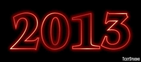 2013 Efecto de texto
