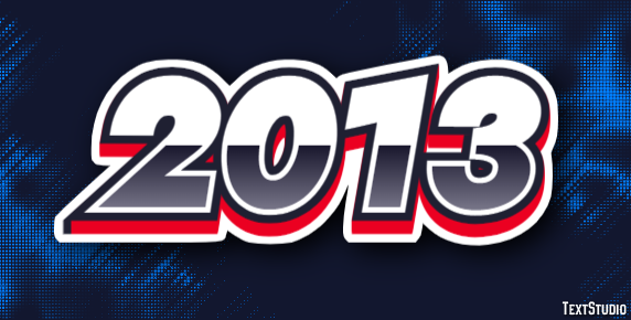 2013 Text Effect
