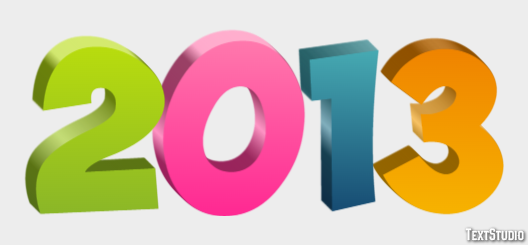 2013 Text Effect