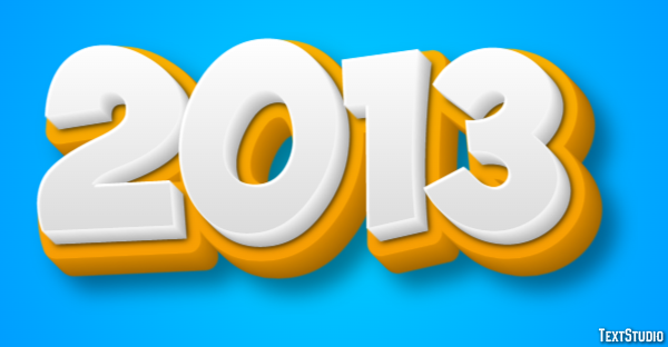 2013 Efecto de Texto